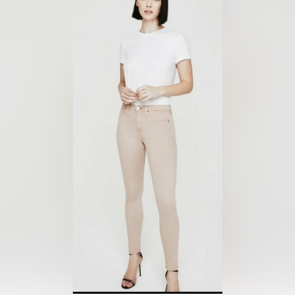 AG Adriano Goldschmied ankle skinny jeans leggins  28 blush pink stretchy